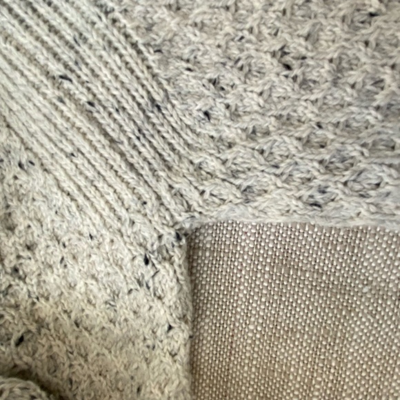 Wind River Oatmeal Fleck Cotton Blend Knit Cabin Country Crew Neck Sweater- 2XL - Picture 12 of 16